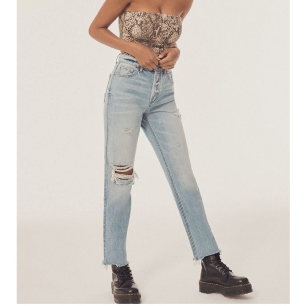 BDG High-rise slim straight jeans